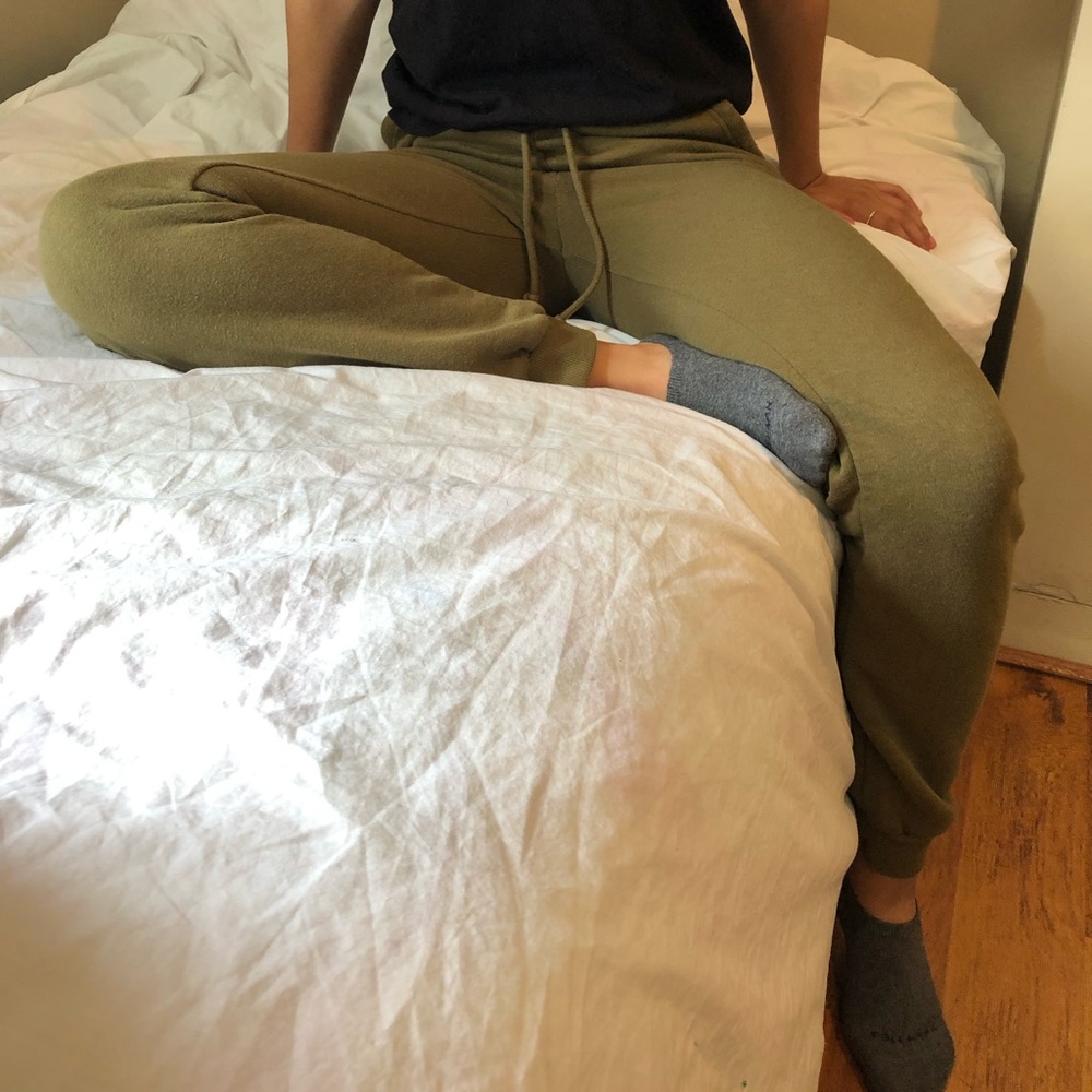 Green Track Pants